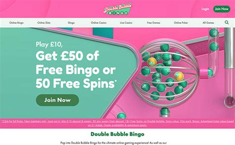 Double bubble bingo casino bonus